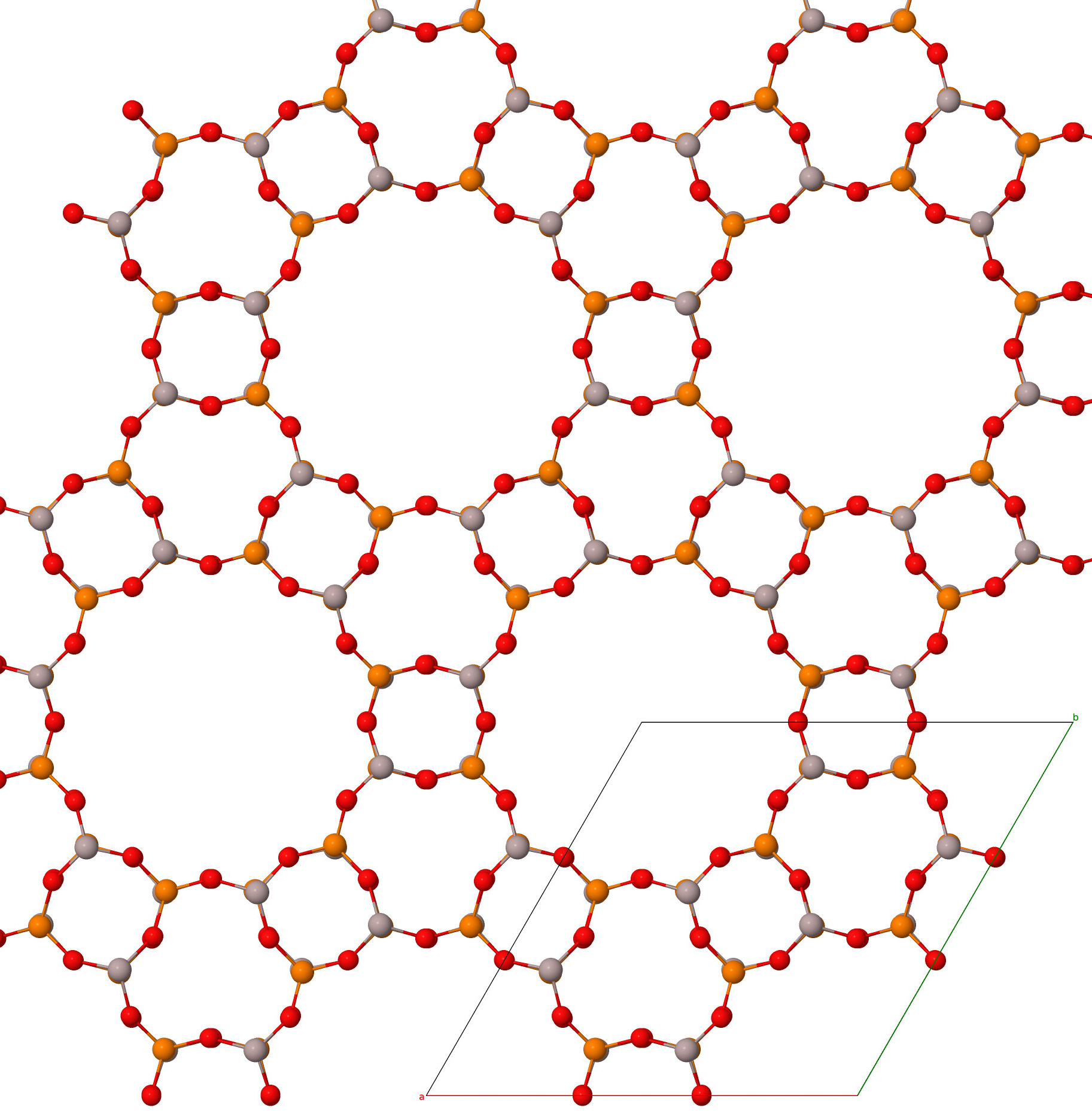 AlPO4-5 structure